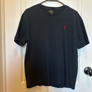 Polo by Ralph Lauren Charcoal V-Neck Tee